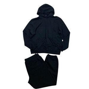 GAP Vintage Soft Black Hoodie Jogger Sweat Suit Cozy Casual Large Men’s